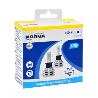 Комплект светодиодных ламп LED H3 RPL2 12В/24В 6500К X2 - Narva 18058