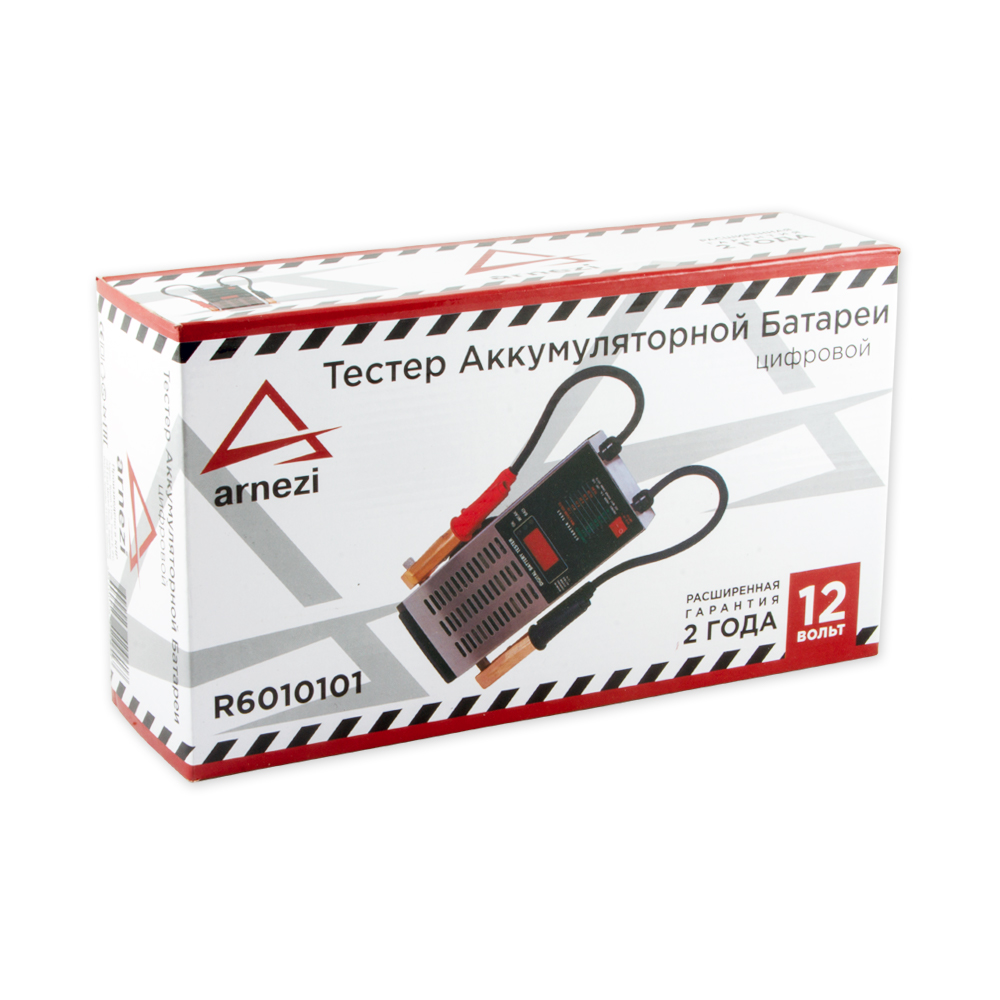 Тестер аккумуляторный (вилка нагрузочная) цифровой 12В arnezi r6010101 - ARNEZI R6010101