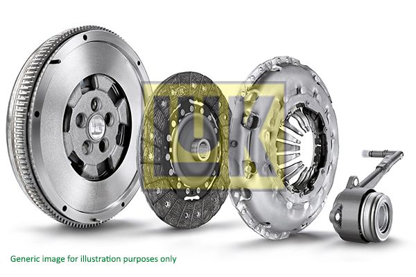 К-кт сцепления с двухмассовым маховиком peugeot 1.6HDi 308 i/sw 07-16 - LUK 600029700
