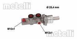 Цилиндр тормозной - Metelli 050893