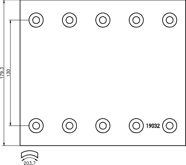1903244_накладки тормозные 2rem 420х180 Textar 1903244 Протон Мерседес Сеат Опель 8814₽