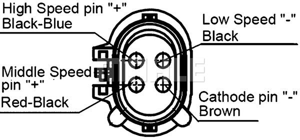 Вентилятор конденсера кондиционера - Mahle ACF 23 000S