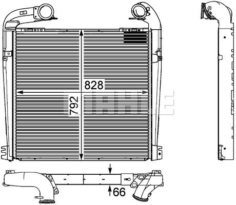 Интеркулер - Mahle CI 143 000P