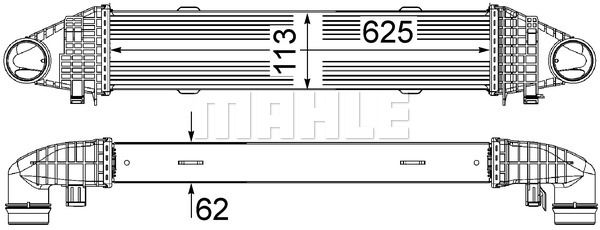 Интеркулер - Mahle CI 356 000P