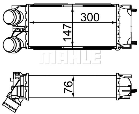 Интеркулер - Mahle CI 367 000S