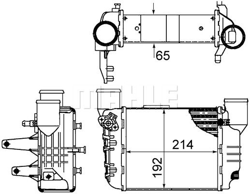 Интеркулер - Mahle CI 422 000S