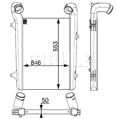 Интеркулер - Mahle CI93001P