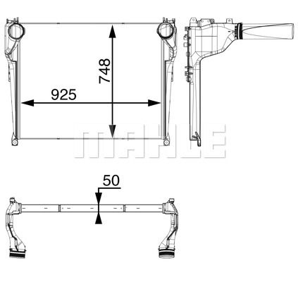 Интеркулер - Mahle CI 34 000P