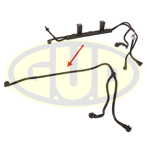 Жесткая трубка подачи топлива fiat fiorino 1.3 d multijet 07- - GUD GFH015527