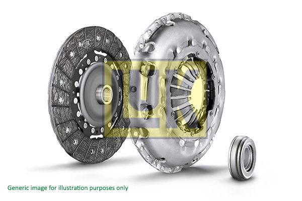 Комплект сцепления seat cordoba/ibiza, skoda fabia, VW polo/fox 1.4tdi 05> - LUK 622324700
