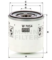 фильтр масляный - Mann W 7054