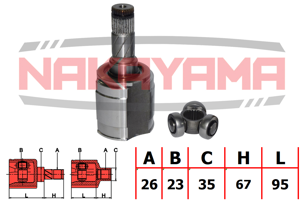 Шрус Nakayama NJ7693NY