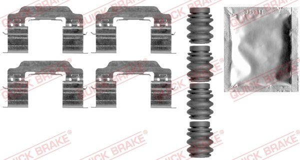 ремкомплект установочный колодок дисковых - Quick Brake 1090007