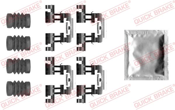 ремкомплект установочный колодок дисковых - Quick Brake 1090025