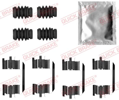ремкомплект установочный колодок дисковых - Quick Brake 1090035
