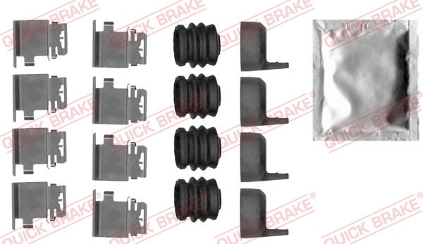 ремкомплект установочный колодок дисковых - Quick Brake 1090036