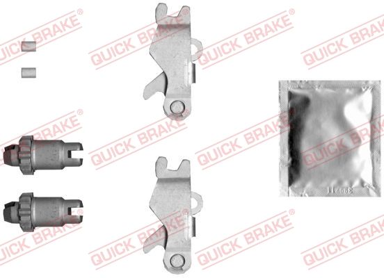 комплект саморегуляторов барабанных тормозных колодок - Quick Brake 12053002