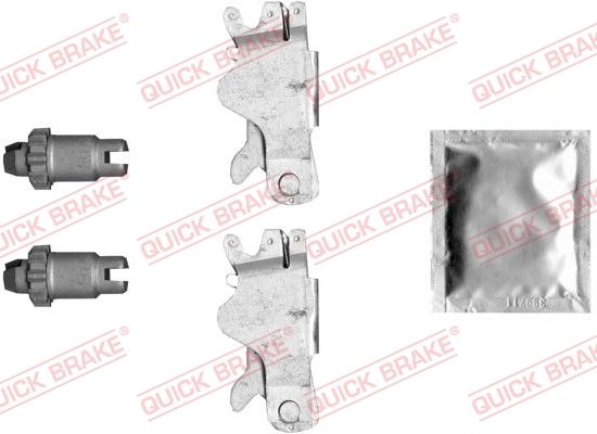 комплект саморегуляторов барабанных тормозных колодок - Quick Brake 12053005