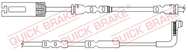 датчик износа колодок тормозных Quick Brake                WS0356A