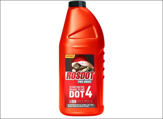 Жидкость тормозная rosdot dot4 PRO drive в п/э бут. 910 г 430110012 - ROSDOT 430110012