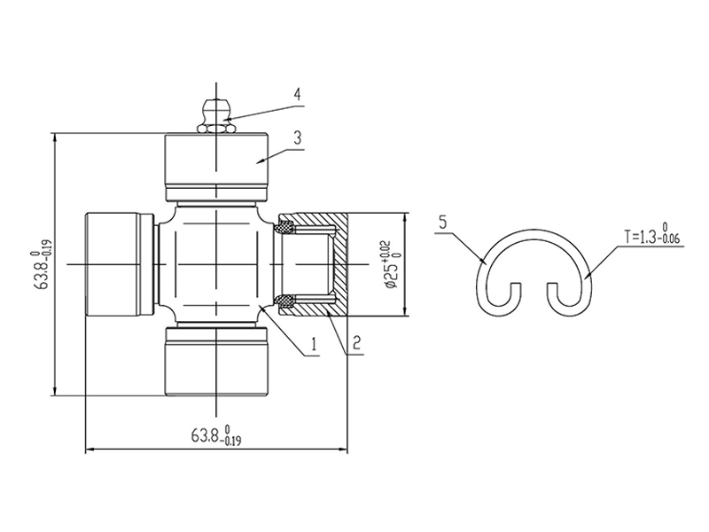 Крестовина mazda cx-7 06-12 - SAT STPH0125100BSP