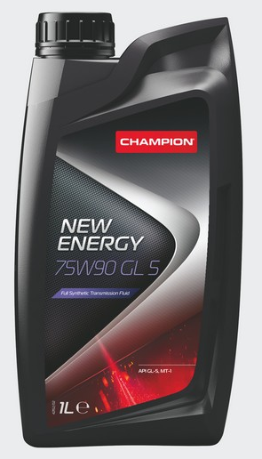 75w-90 NEW energy GL5 1L (синт. трансм. масло) - Champion 8204203