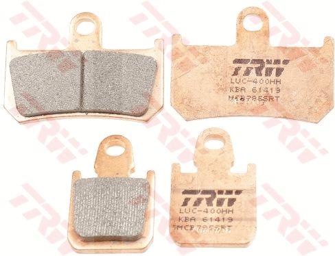 Колодки тормозные дисковые передн Yamaha: YZF 1000 07-08, YZF 1000 09-12, xv-y 1700 09-, mt-01 1700 - TRW MCB795SRT