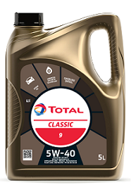 Масло моторное classic 9 5w40 синт 5л  (3шт/уп) - TOTAL 213696