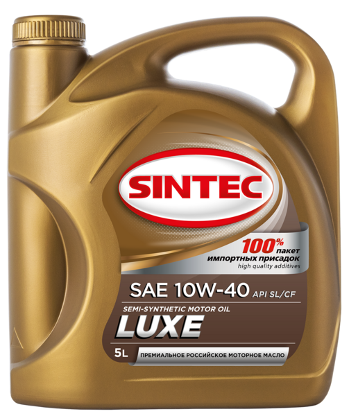 SINTEC масло мот.п/с Люкс SAE 10W40 5л