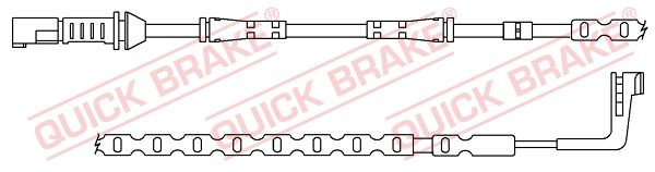 Датчик износа дисковых тормозных колодок - Quick Brake WS0382A