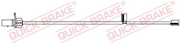 Датчик износа дисковых тормозных колодок Quick Brake                WS0371A