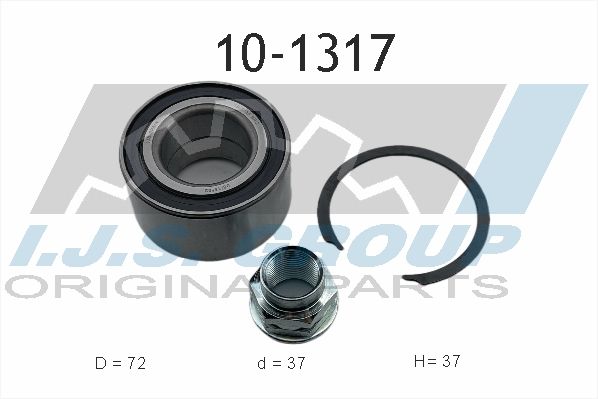 Подшипник ступичный fiat: doblo 1.2/1.4/1.6 16v/1.9 d 01-, doblo Cargo 1.2/1.4/1.6 16v/1.9 d 00-, FI - IJS 101317