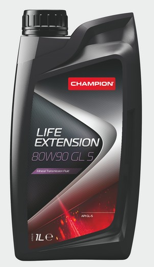Champion life extension 80w90 GL 5 1L масло трансмиссионное API gl-5  342 m-1(2)  te-ml 05a(16c 19b) - Champion 8204609