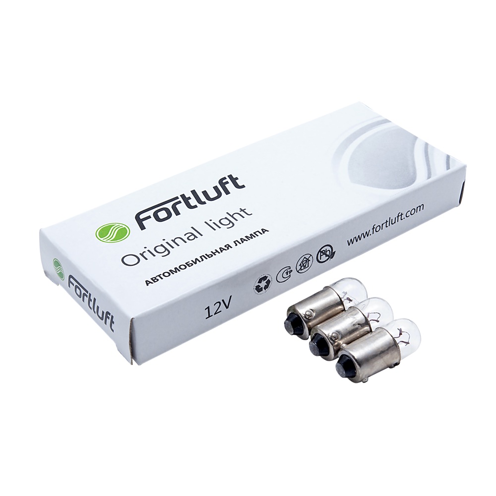 Лампа T4W 12V ba9s Original light [10шт] - Fortluft 3893-10