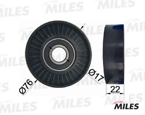 Ролик ремня приводного ford mondeo 2.5 07- - Miles AG03185