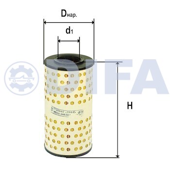 Фильтр масляный - DIFA DIFA5203K