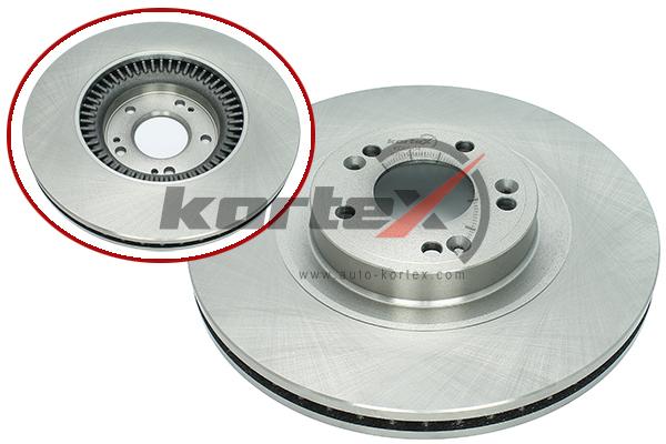 Диск торм. hyundai genesis 14- R18 4WD перед. вент. - KORTEX KD0504