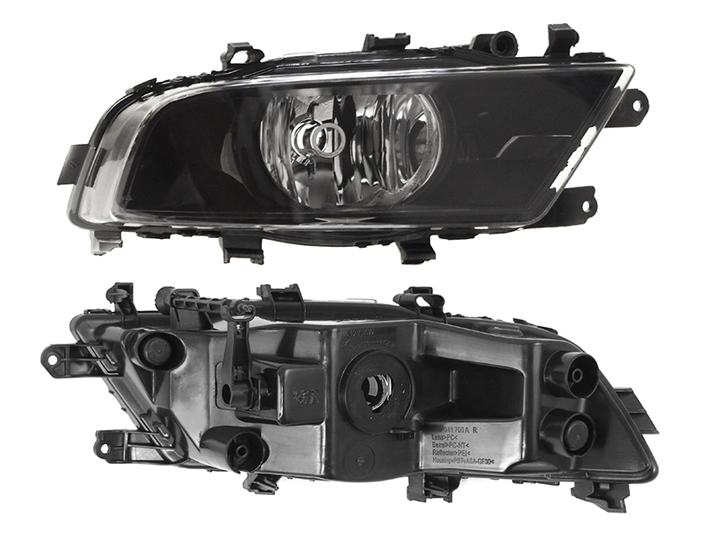 Фара противотуманная skoda superb 13-15 RH черная - SAT st6652014rue2
