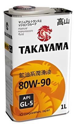 Масло трансм takayama SAE 80w-90 API gl-5 1л (12шт) - TAKAYAMA 605054