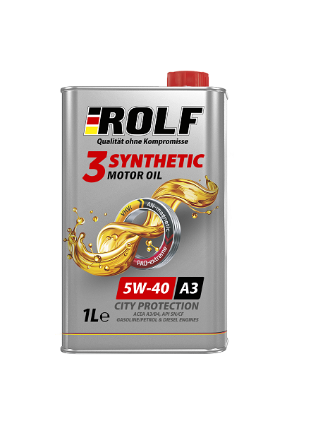 Масло rolf  5w40 3-synthetic acea a3/b4 ( 1л) синт. - ROLF 322552