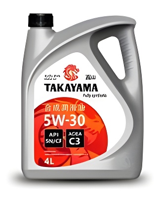 Масло takayama 5w30 C3 sn/сf ( 4л) синт. пластик - TAKAYAMA 605523