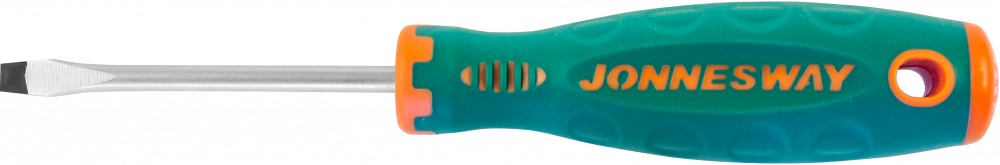 Отвертка стержневая шлицевая anti-slip grip, SL5.5х75 мм - JONNESWAY D71S575