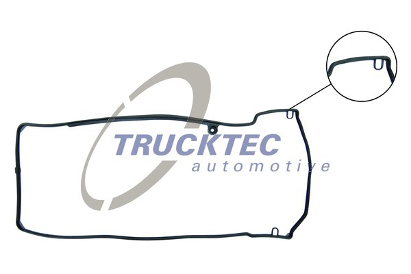 646 016 1221 прокладка уплотнительная крышки гбц. - TRUCKTEC 0210120