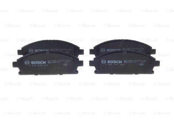 Колодки тормозные дисковые | перед | - Bosch 0 986 494 928