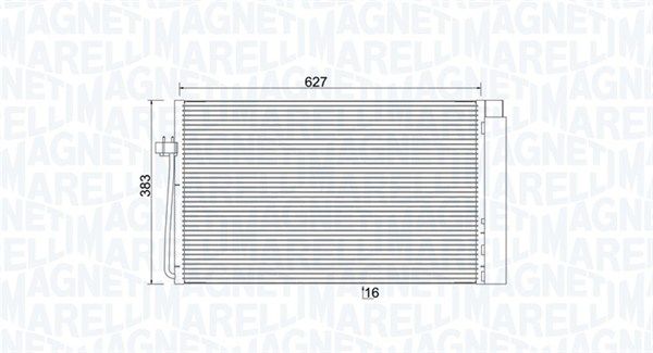 Конденсер кондиционера - Magneti Marelli 350203899000