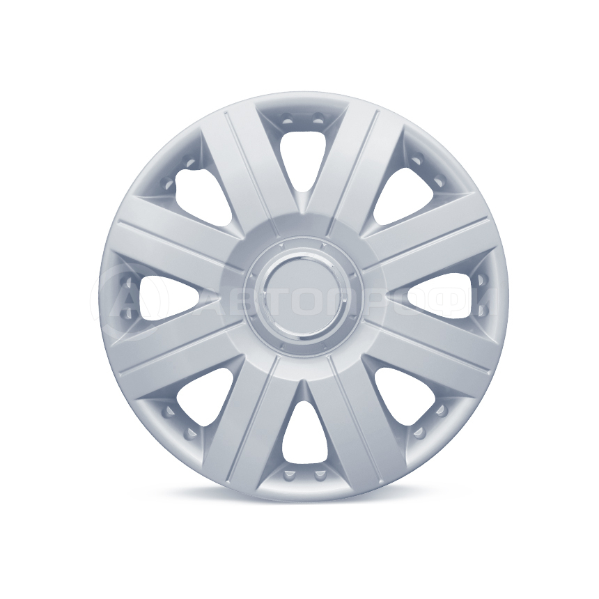 Колпак колеса R14 wc-2020 silver (пласт.регулир.обод) кт.4 шт. (металлик) - Autoprofi WC2020SILVER14