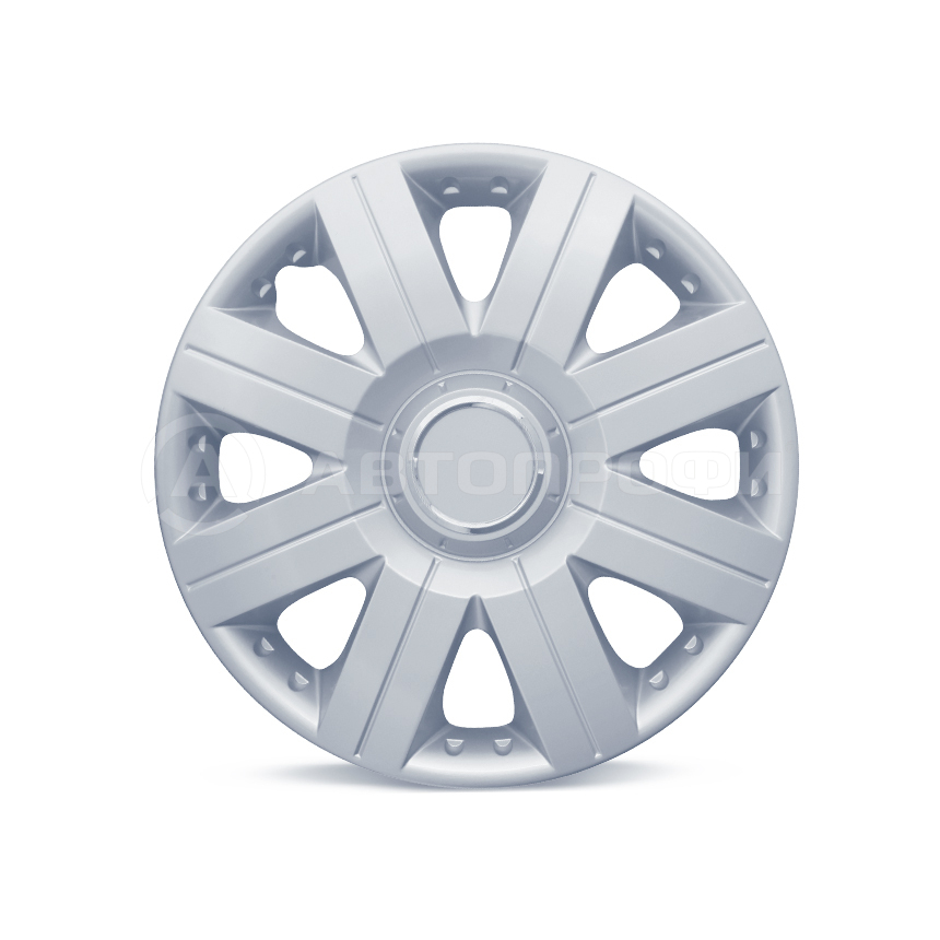 Колпак колеса R15 wc-2020 silver (пласт.регулир.обод) кт.4 шт. (металлик) - Autoprofi WC2020SILVER15