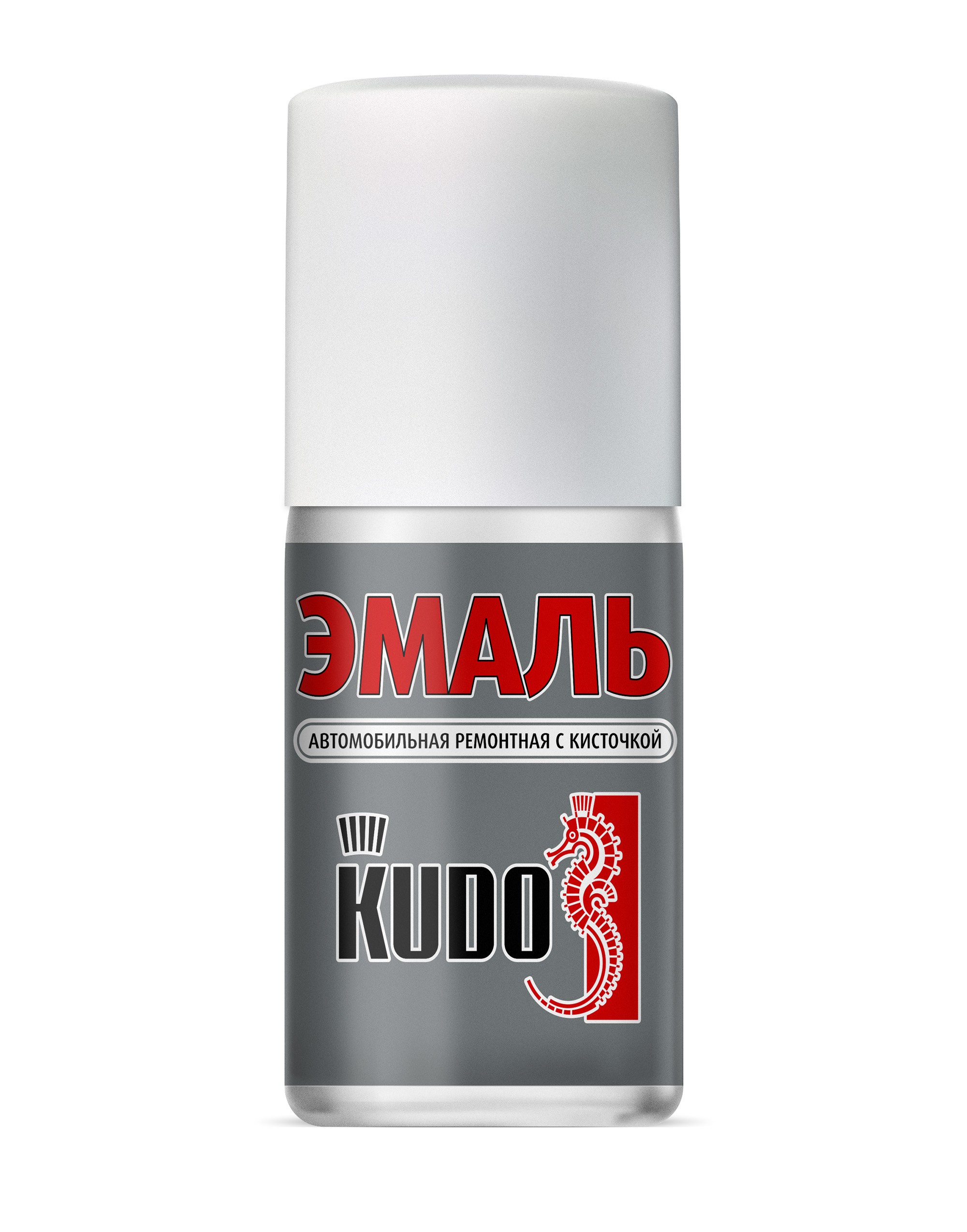 Эмаль автомобильная ремонтная с кисточкой ваз: Белый 201 15 мл - KUDO KU-70201-BB
