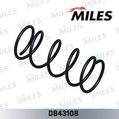 Пружина подвески ford focus 1.4/1.6 98-04 передняя - Miles DB43108