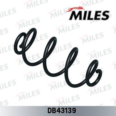 Пружина подвески opel astra g 98-04 задняя - Miles DB43139